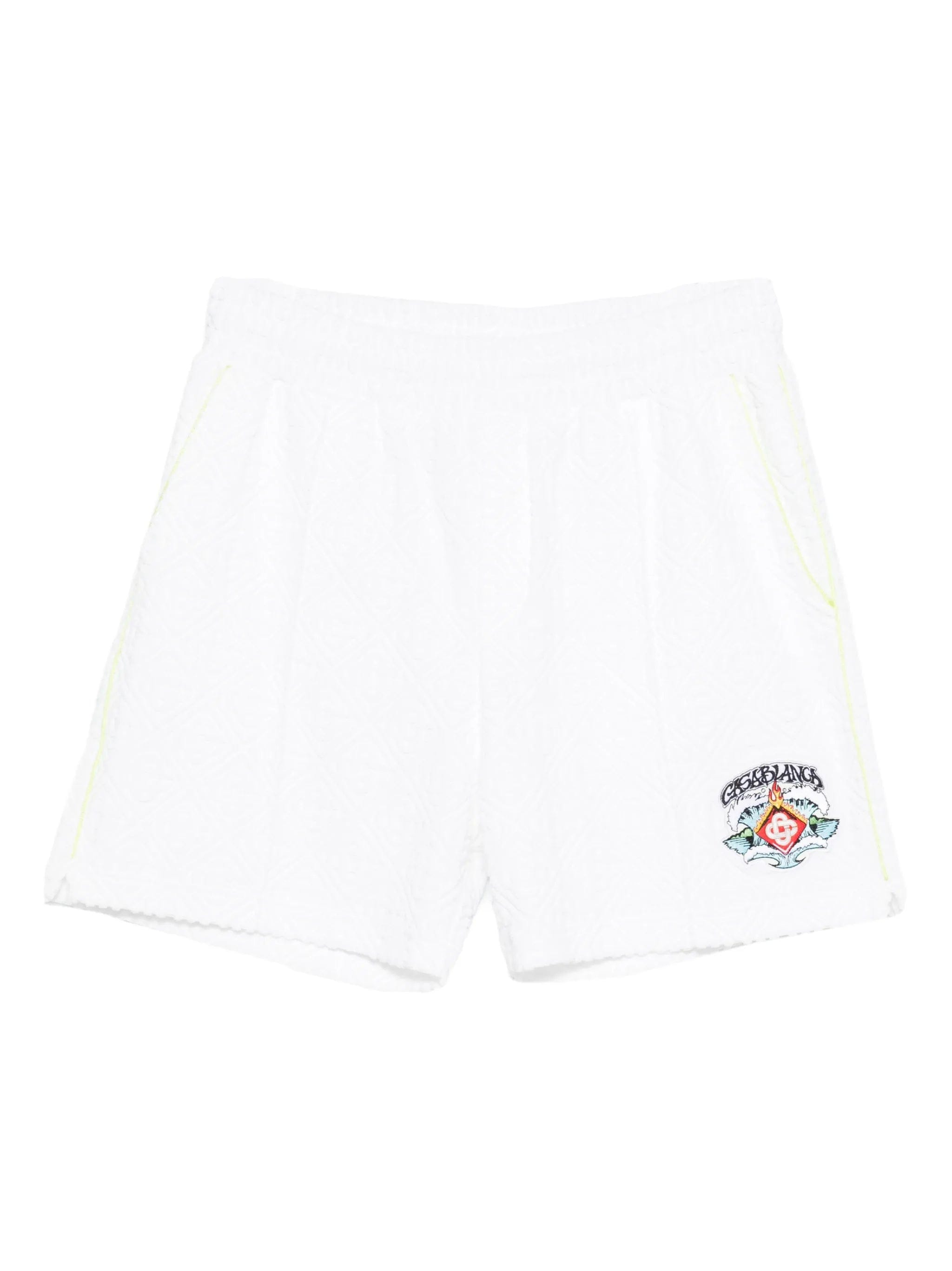 Casablanca towelling monogram shorts