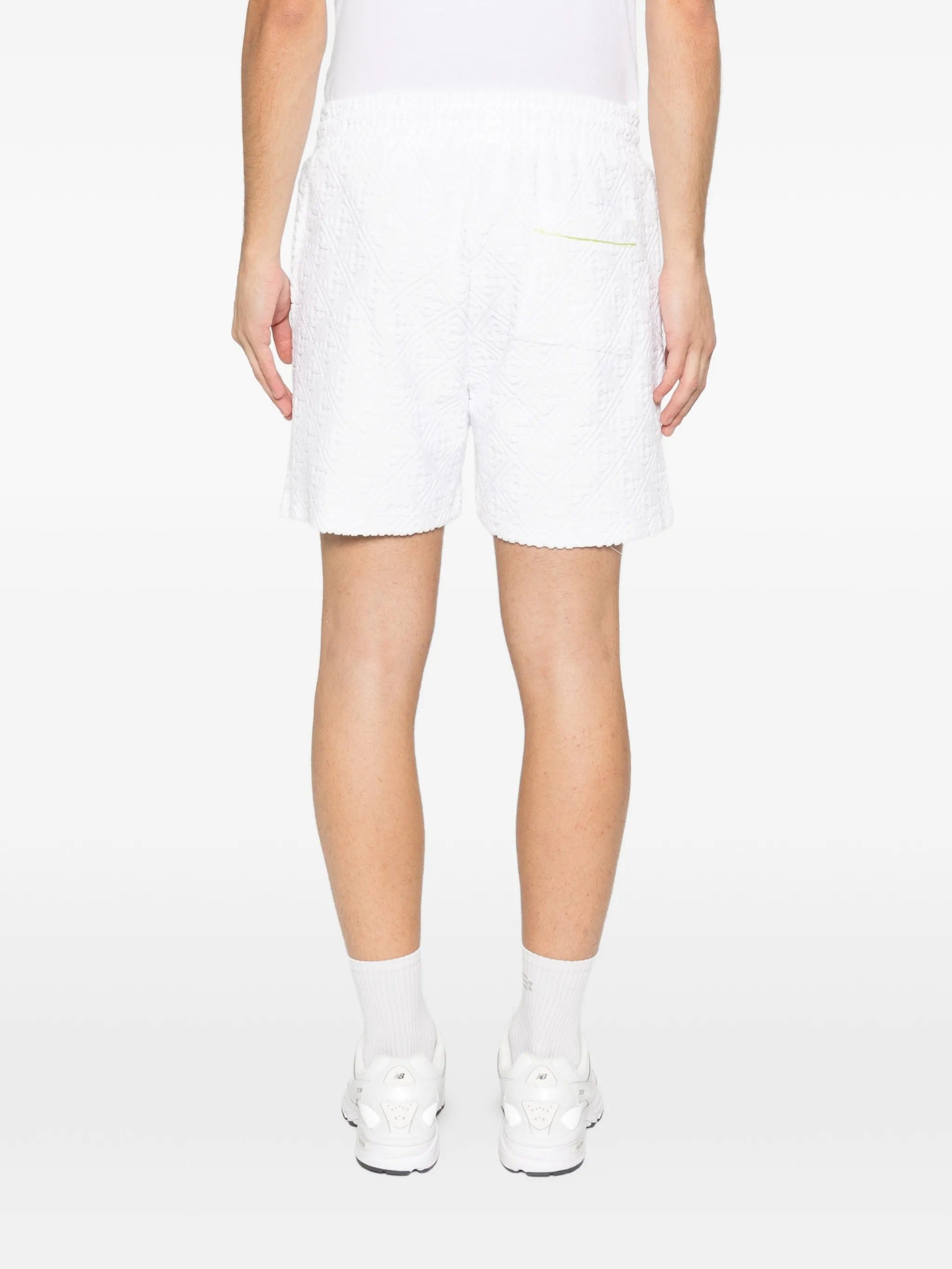 Casablanca towelling monogram shorts