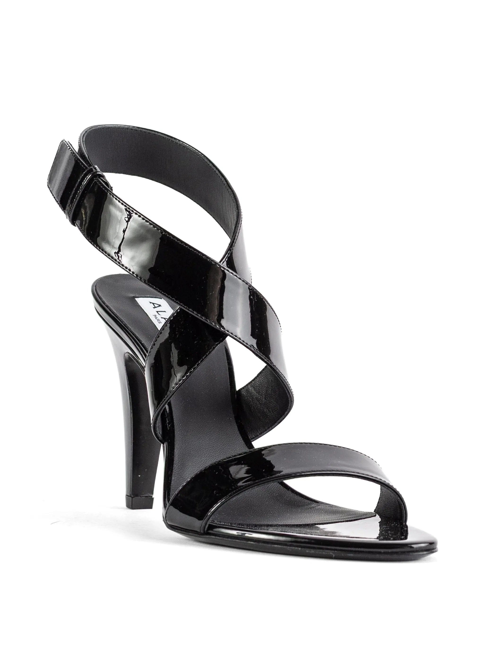 Alaïa patent - leather heeled sandals