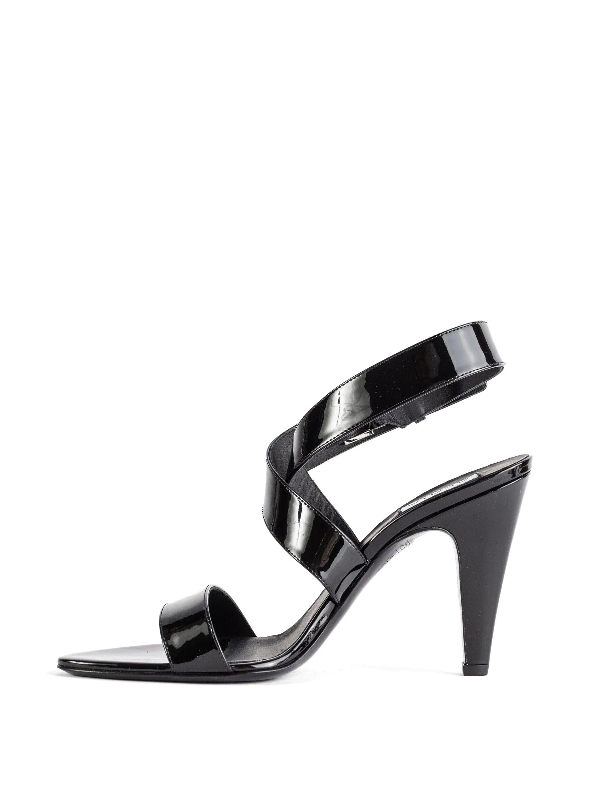 Alaïa patent - leather heeled sandals