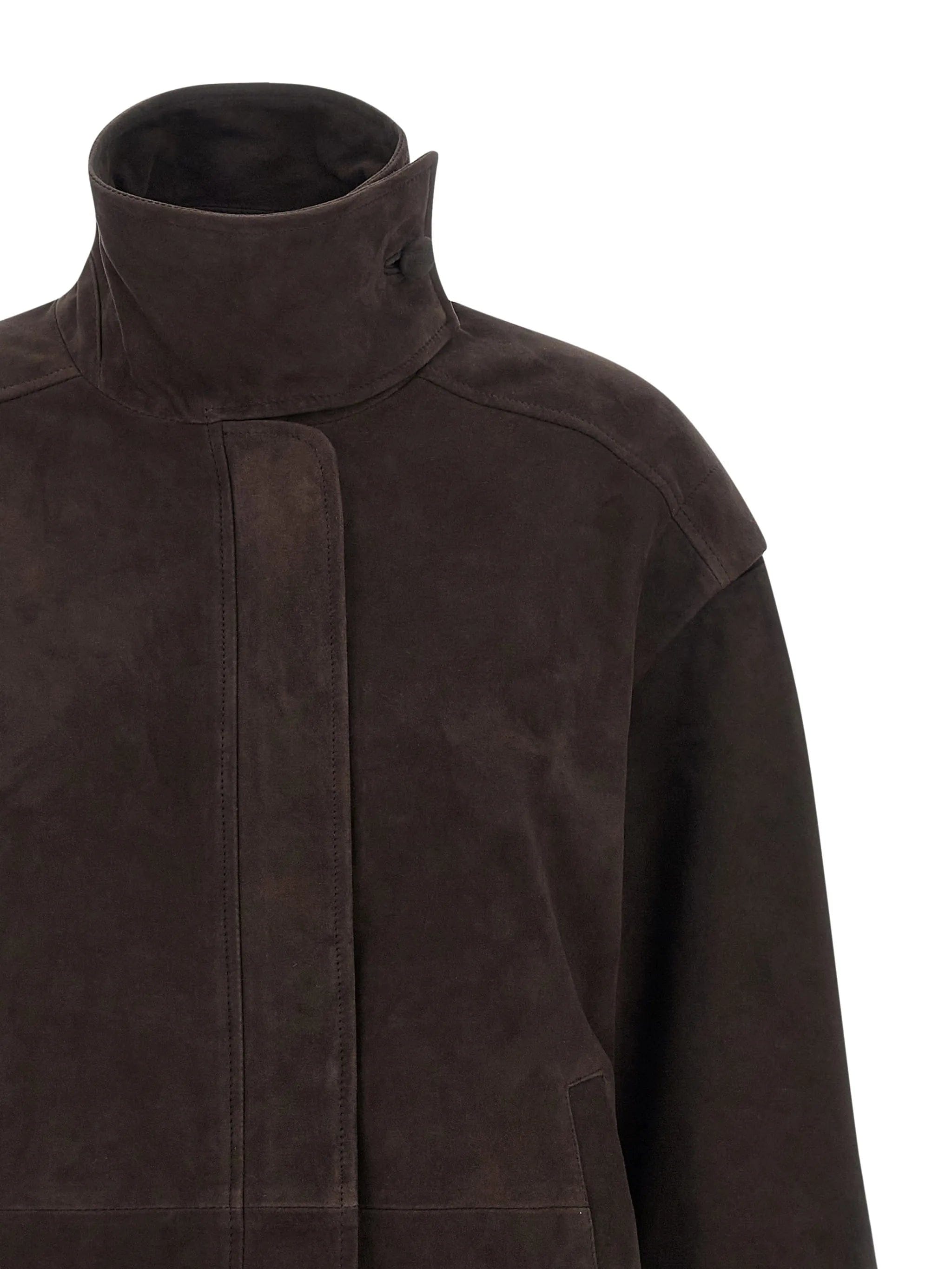 Rotate Birger Christensen high - neck oversized jacket