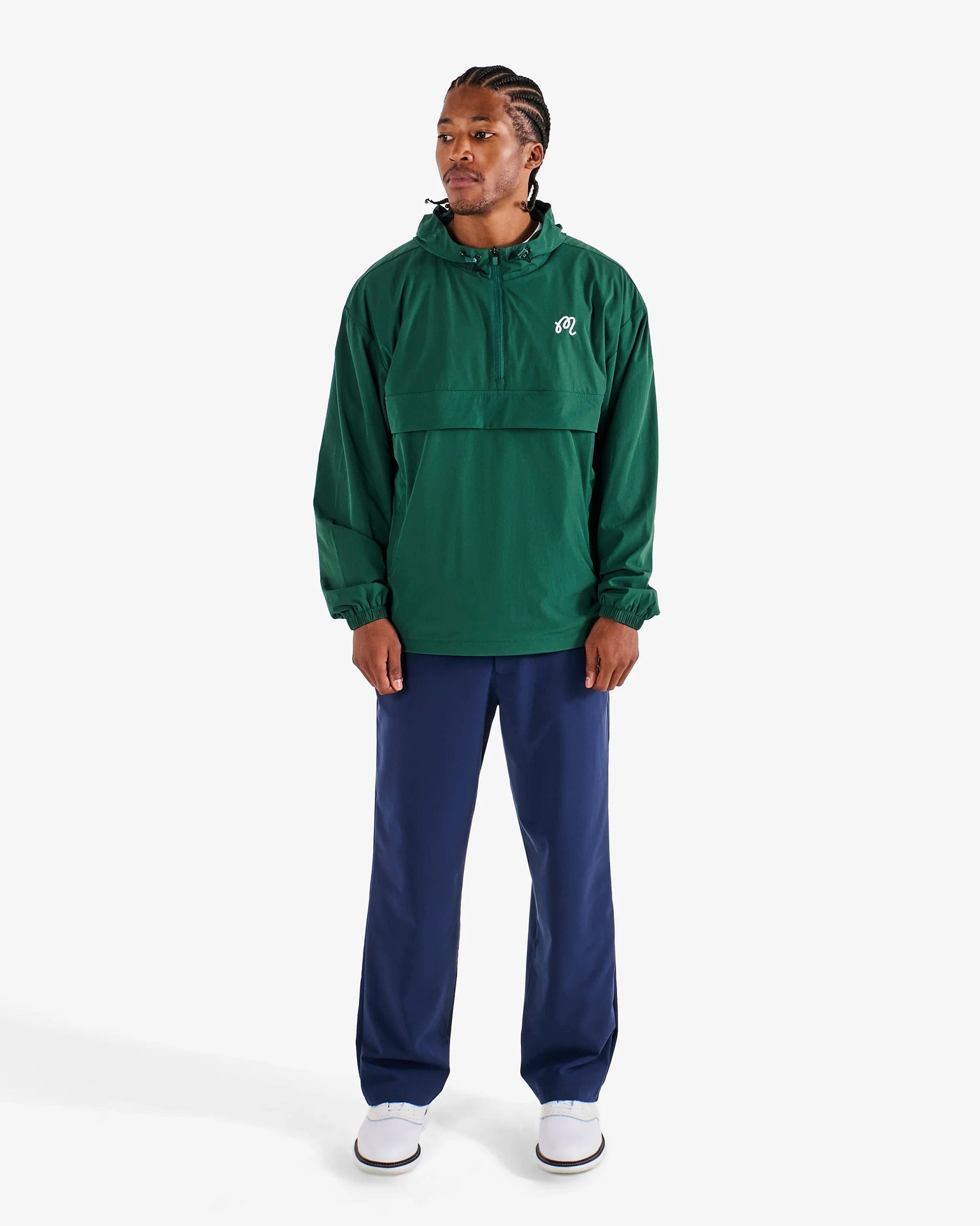 Malbon Golf Ridge Anorak – Forest