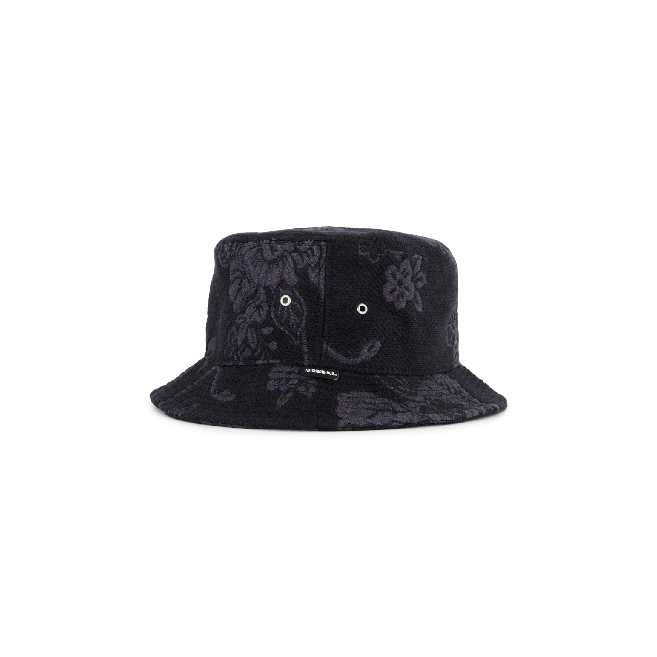 Neighborhood Jq Bucket Hat Black