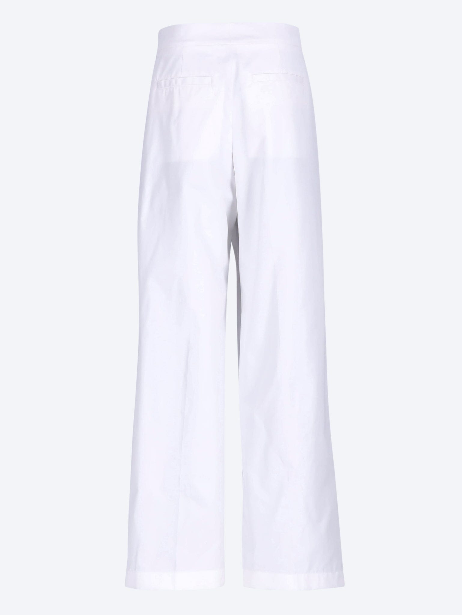 JIL Sander Cotton and silk poplin pants