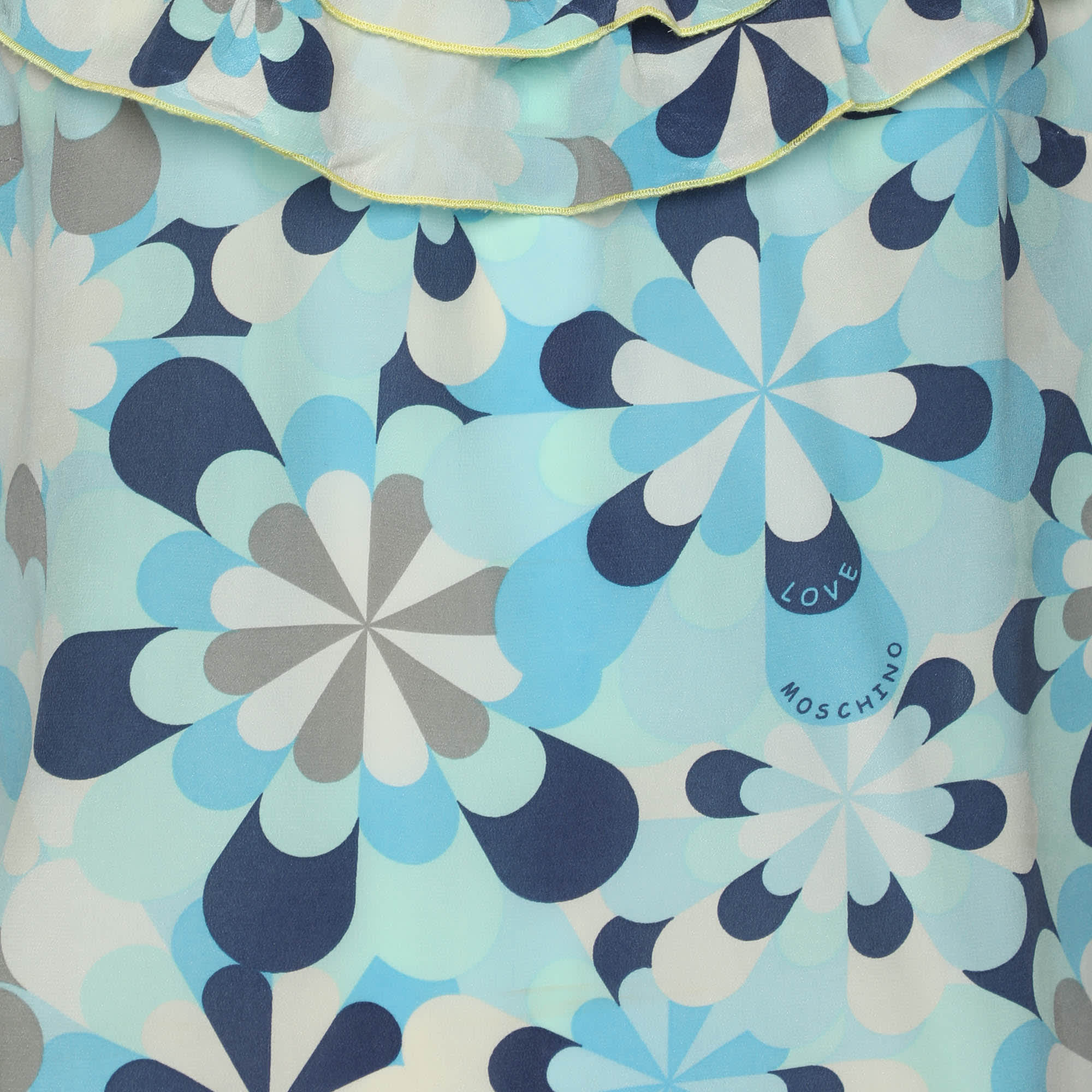 Love Moschino Multicolor Printed Silk Top