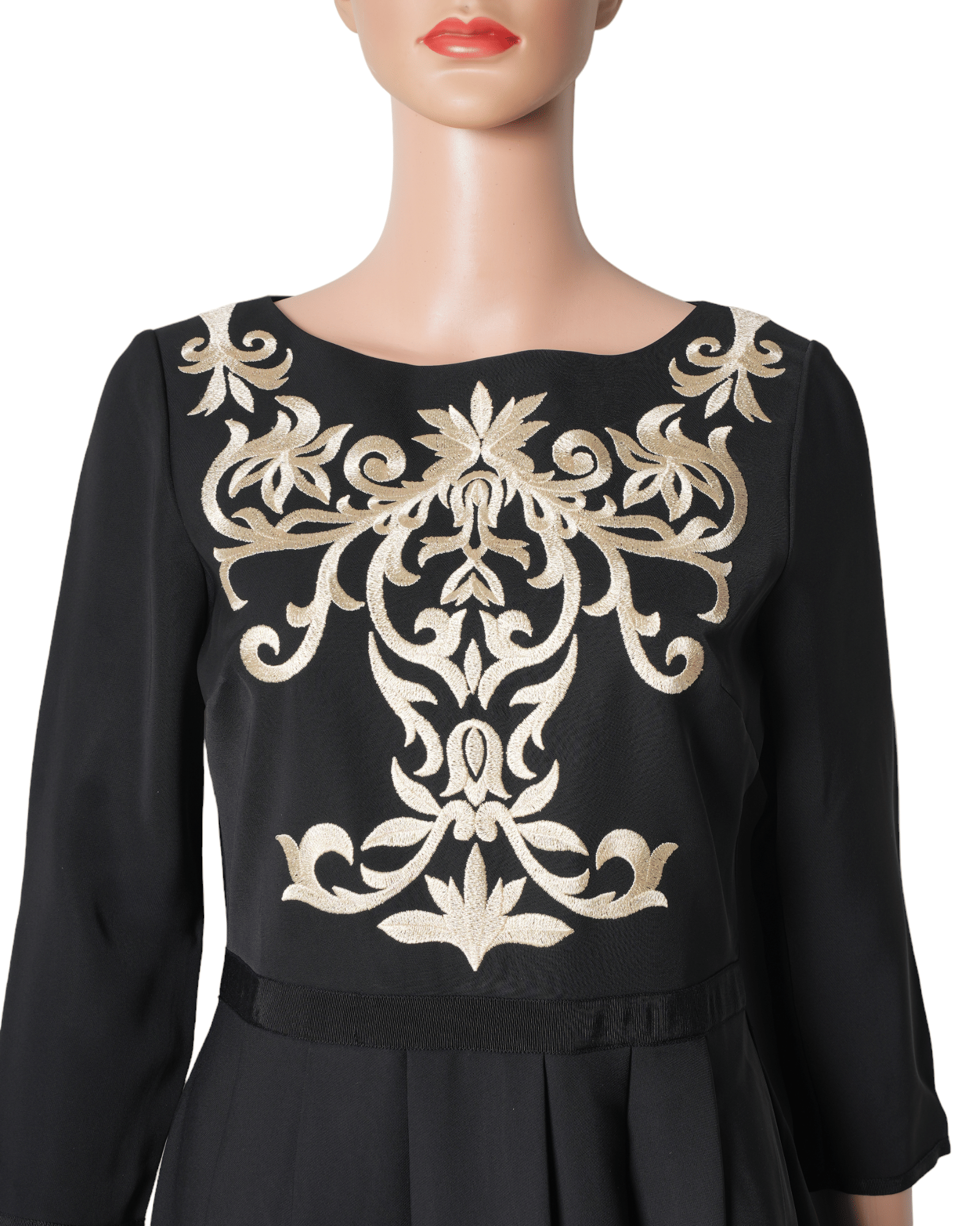 Ted Baker NEW Ted Baker Shamari Gold Embroidered Bodice Midi Dress
