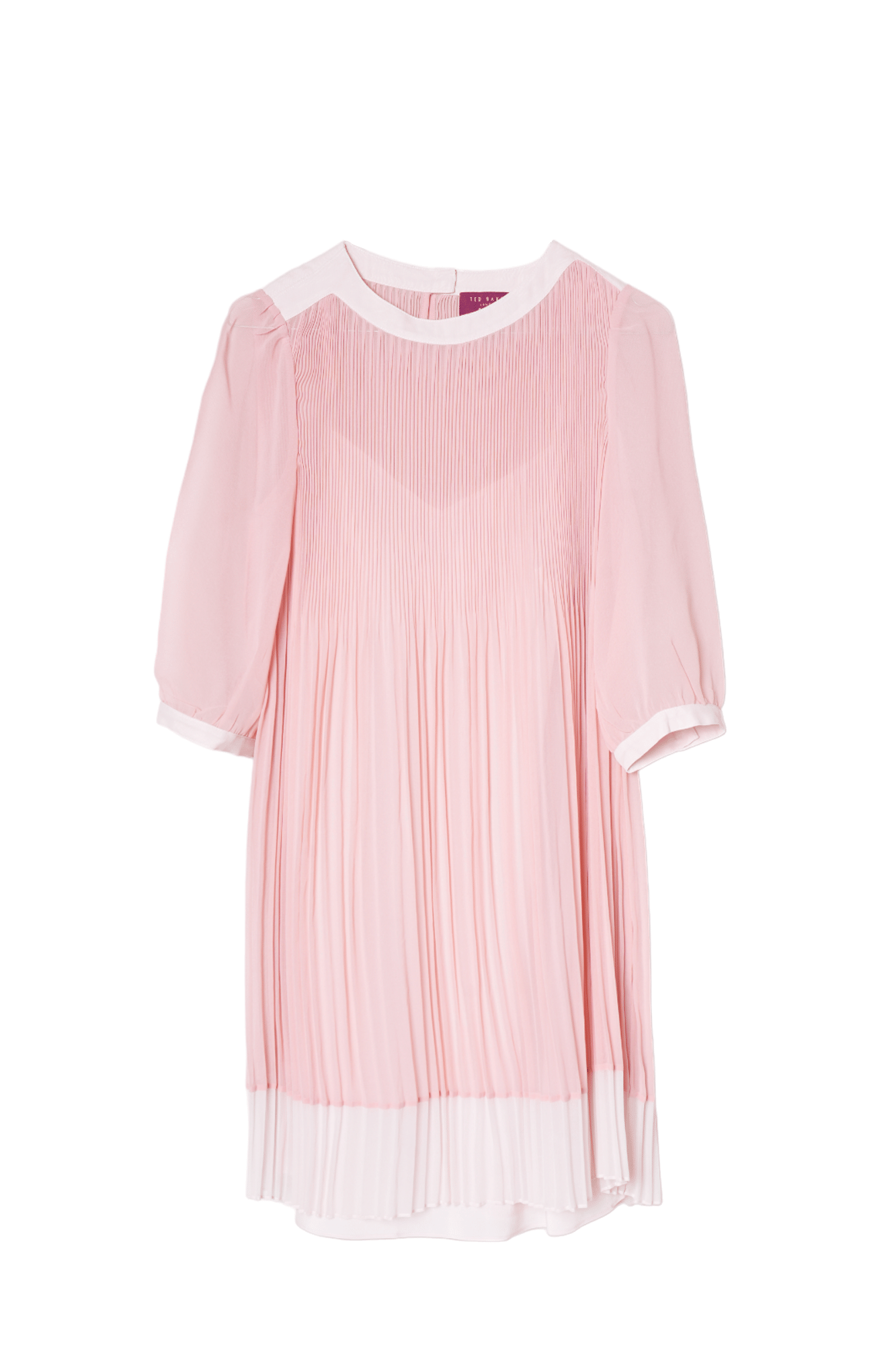 Ted Baker Pleated Dress With Sleeves
