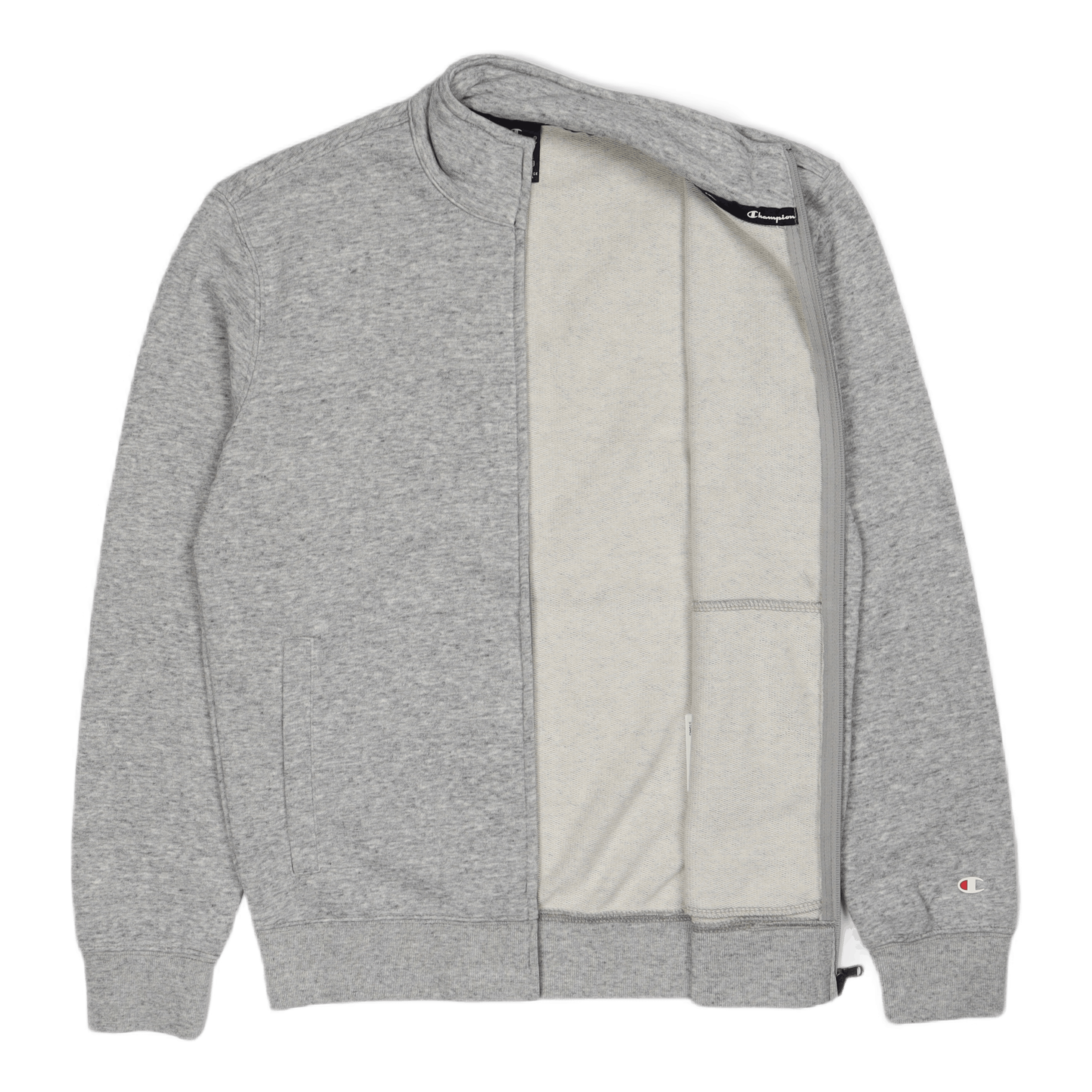 Champion Full Zip Sweatshirt New Oxford Grey Melange