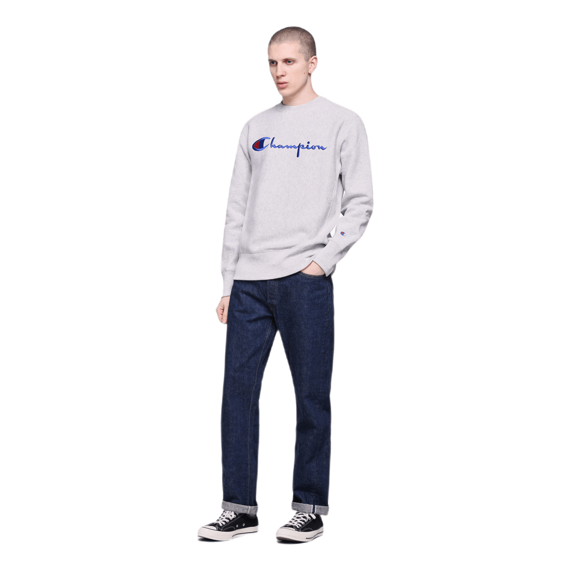 Champion Crewneck Sweatshirt Gray