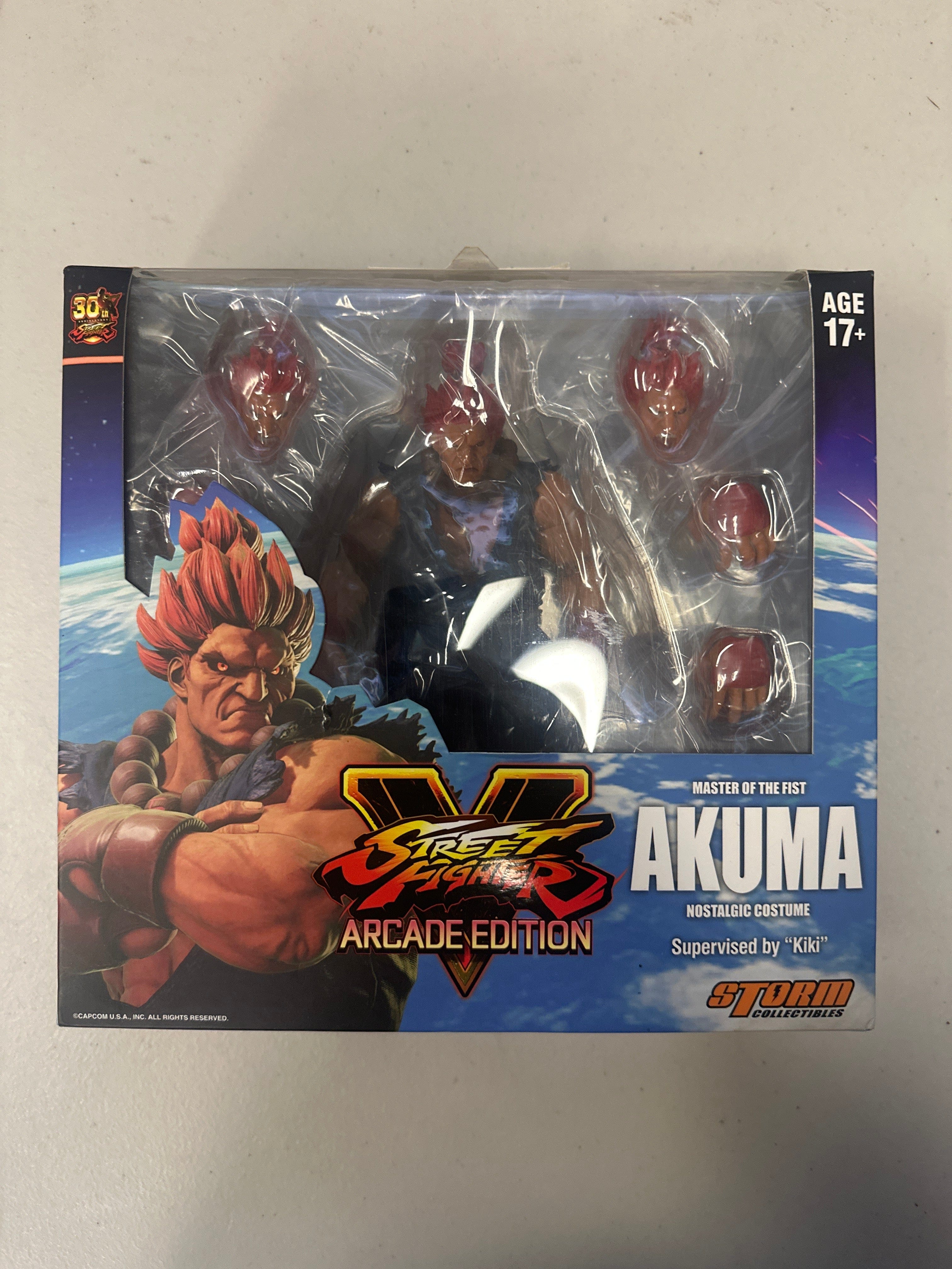 Bandai **Open Box**Storm Collectibles Street Fighter V Arcade Edition Akuma Action Figure