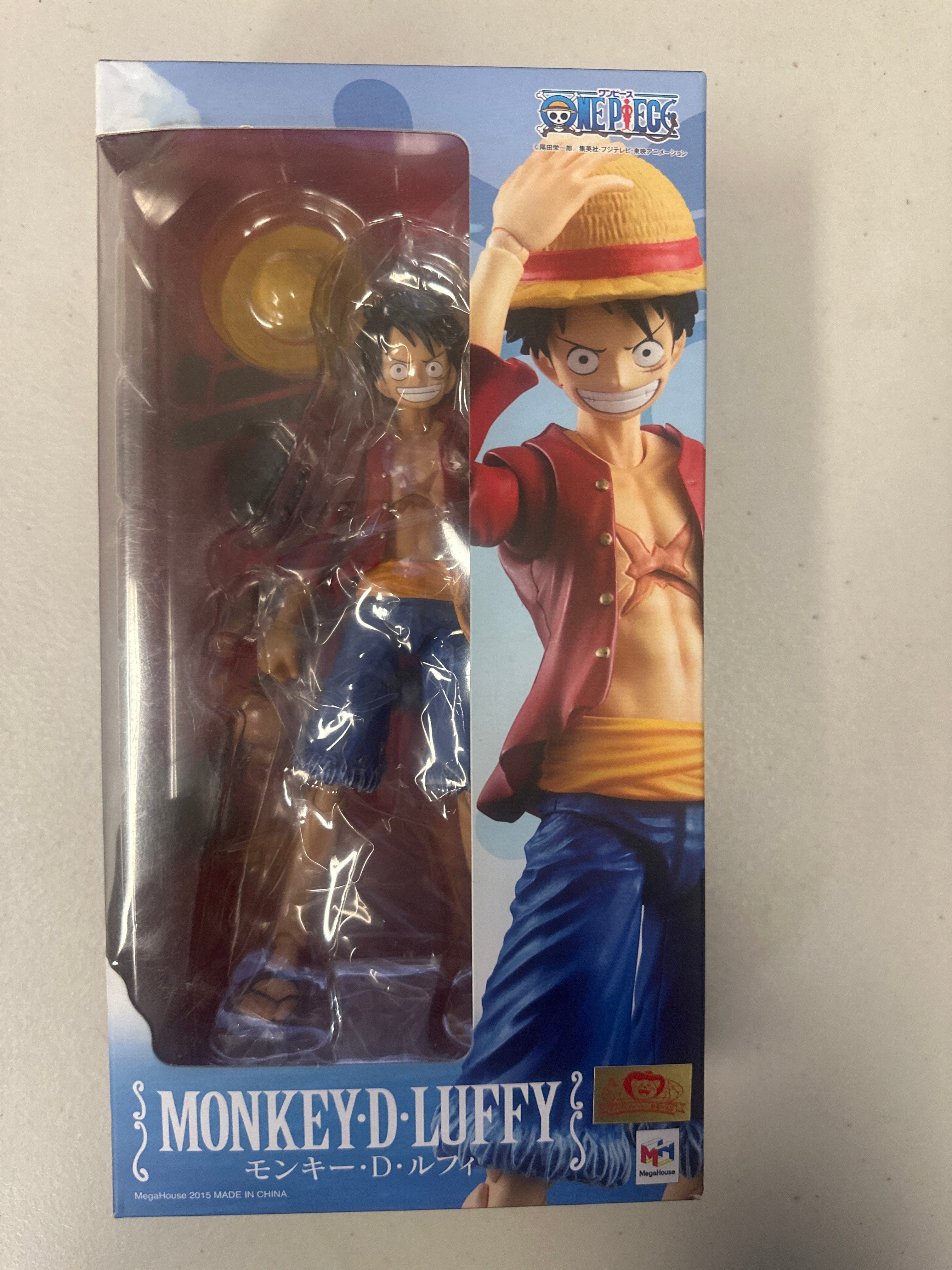 Bandai **Open Box**Variable Action Heroes One Piece Monkey D Luffy Action Figure