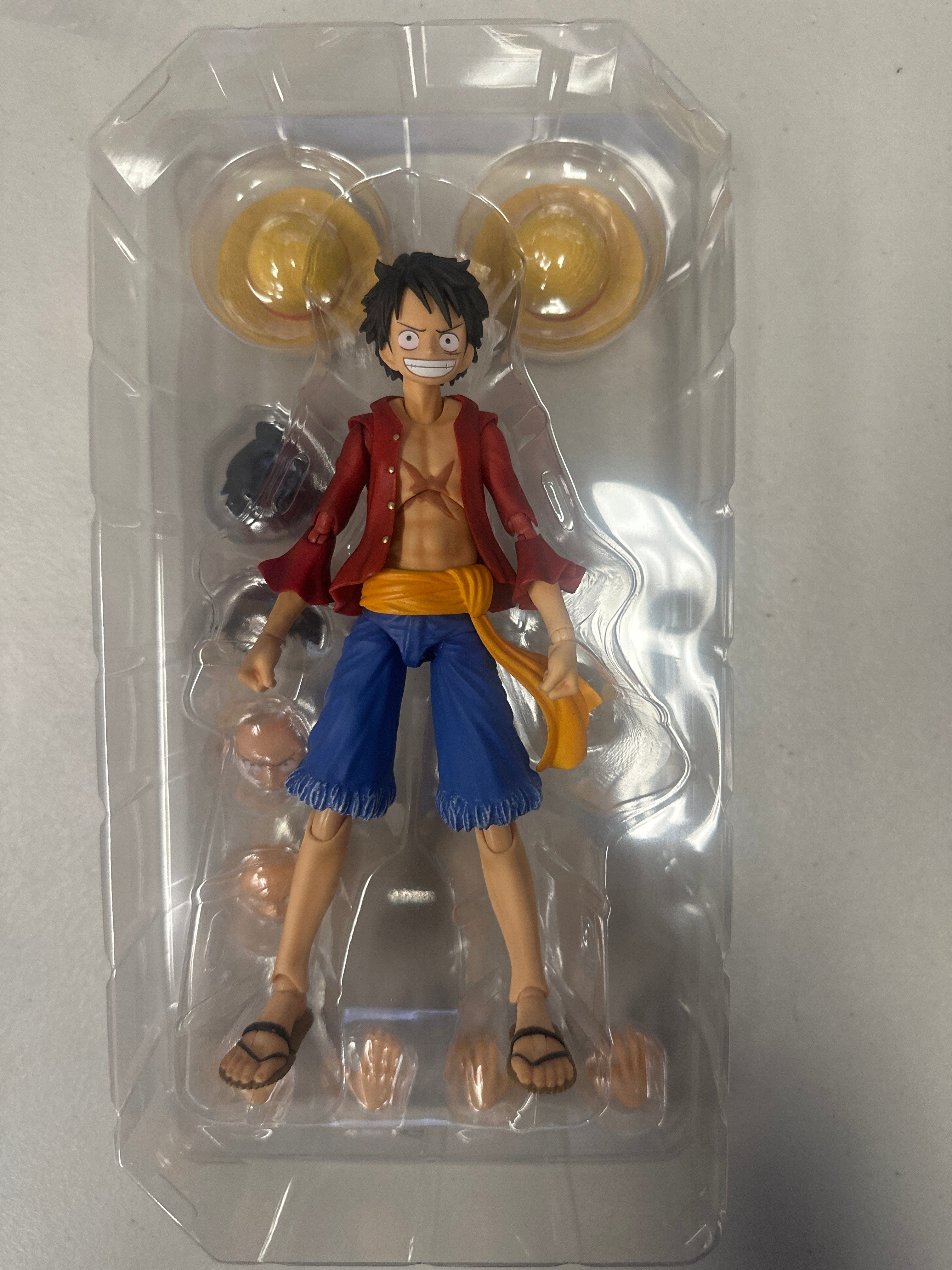 Bandai **Open Box**Variable Action Heroes One Piece Monkey D Luffy Action Figure