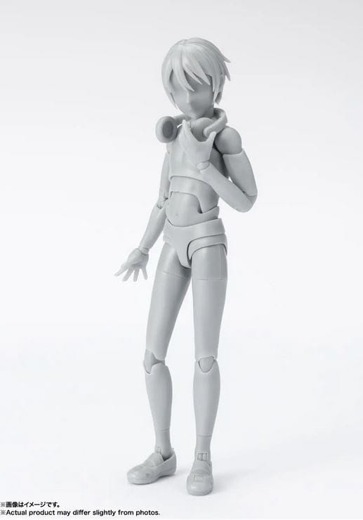 Bandai S.H. Figuarts Body - Kun - School Life - Edition DX SET (Gray Color Ver.) Action Figure