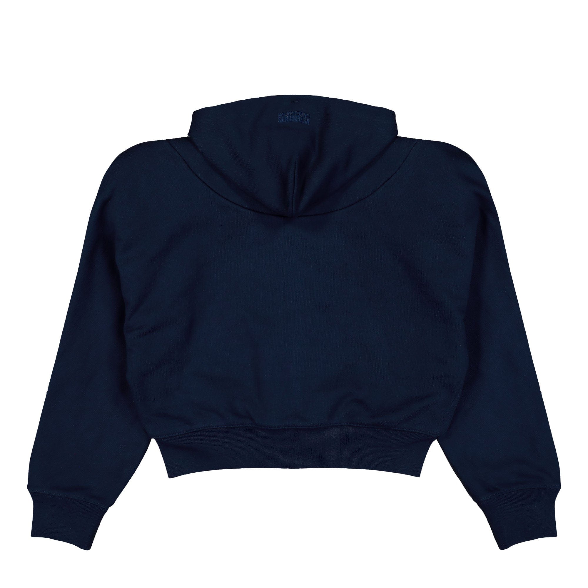 Vetements Alphabet Round Shoulder Zip - Up Hoodie