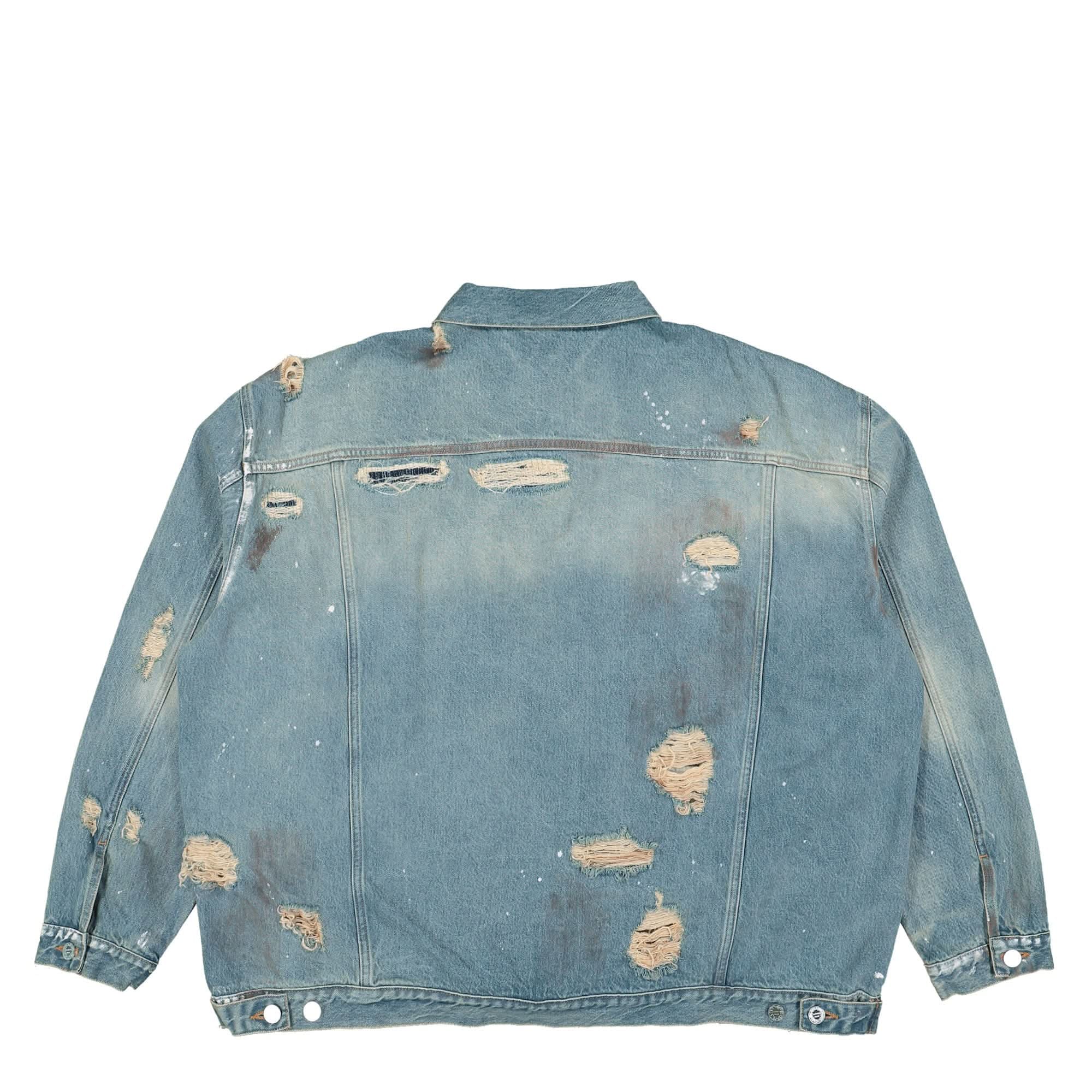 Vetements Trashed Denim Jacket