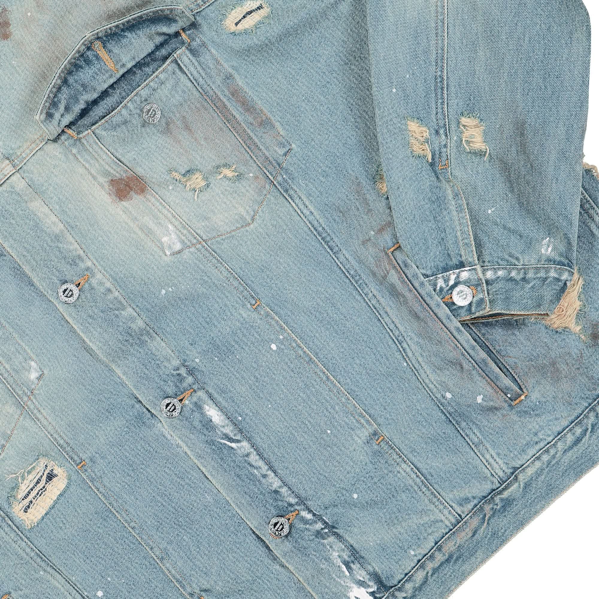 Vetements Trashed Denim Jacket
