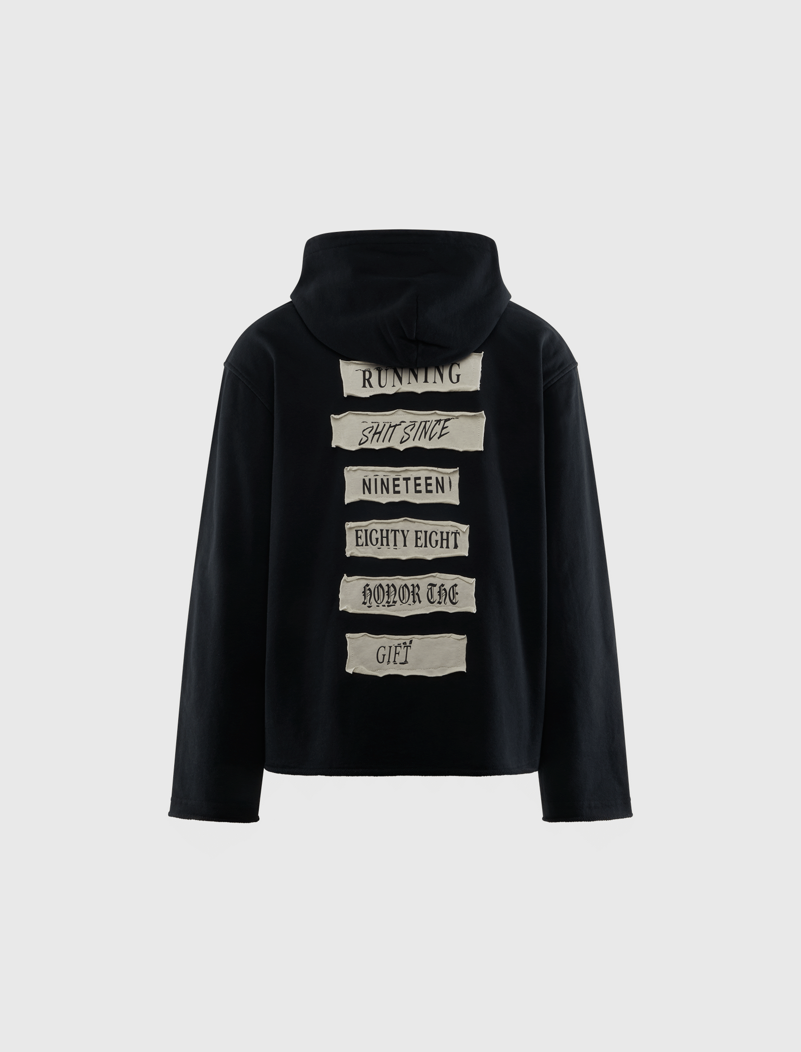 HONOR THE GIFT RUNNING SHIT SINCE 1988 ZIP HOODIE