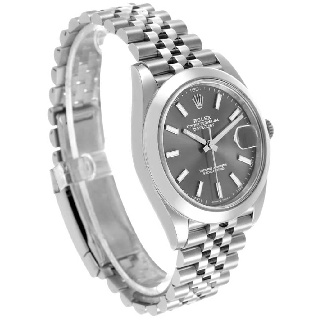 Datejust (Reference 126300). A 41mm stainless steel automatic wristwatch with date. 2022