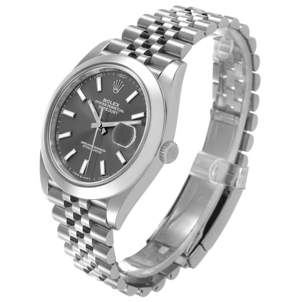 Datejust (Reference 126300). A 41mm stainless steel automatic wristwatch with date. 2022