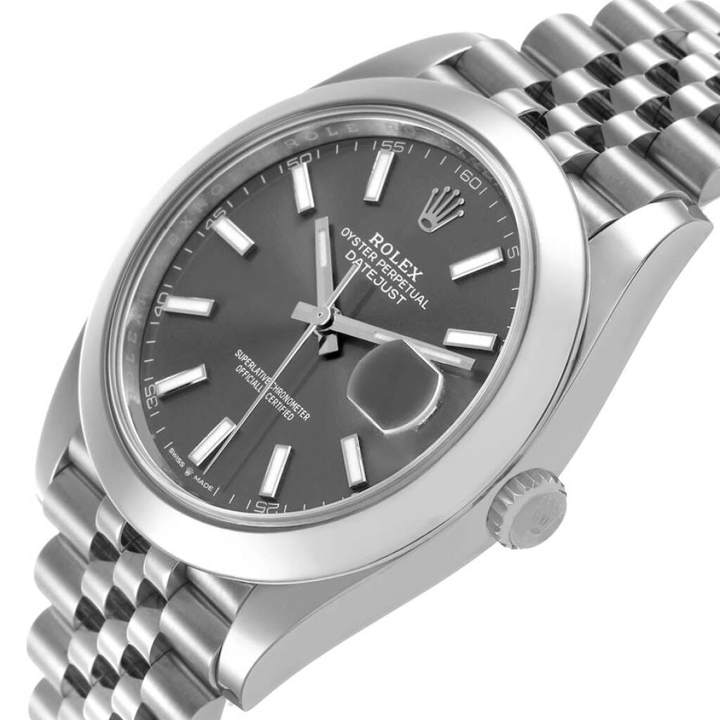 Datejust (Reference 126300). A 41mm stainless steel automatic wristwatch with date. 2022