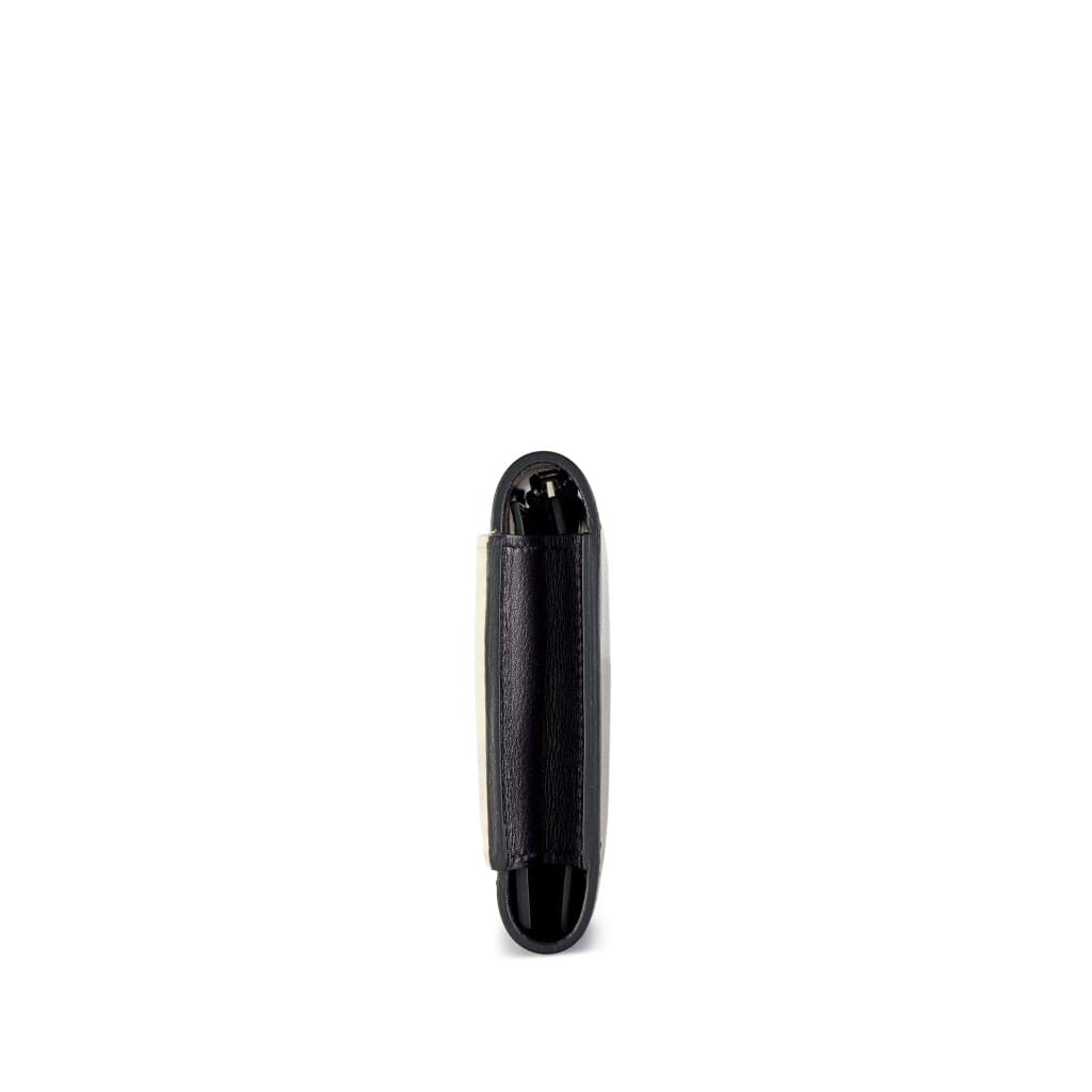 Black Swift and Ombré Lizard Passant Long Wallet Clutch Palladium Hardware, 2018