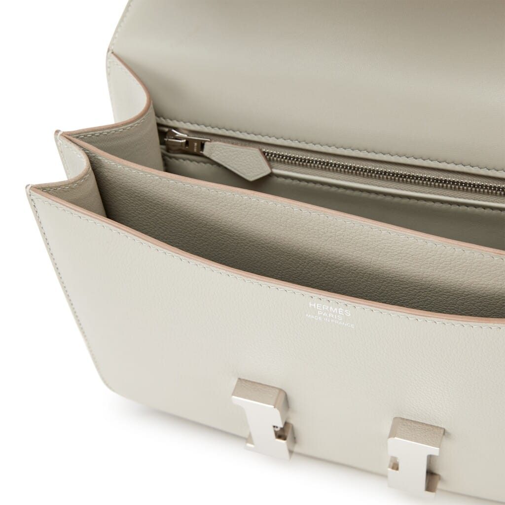 Gris Perle Evercolor Constance 24 Palladium Hardware, 2018