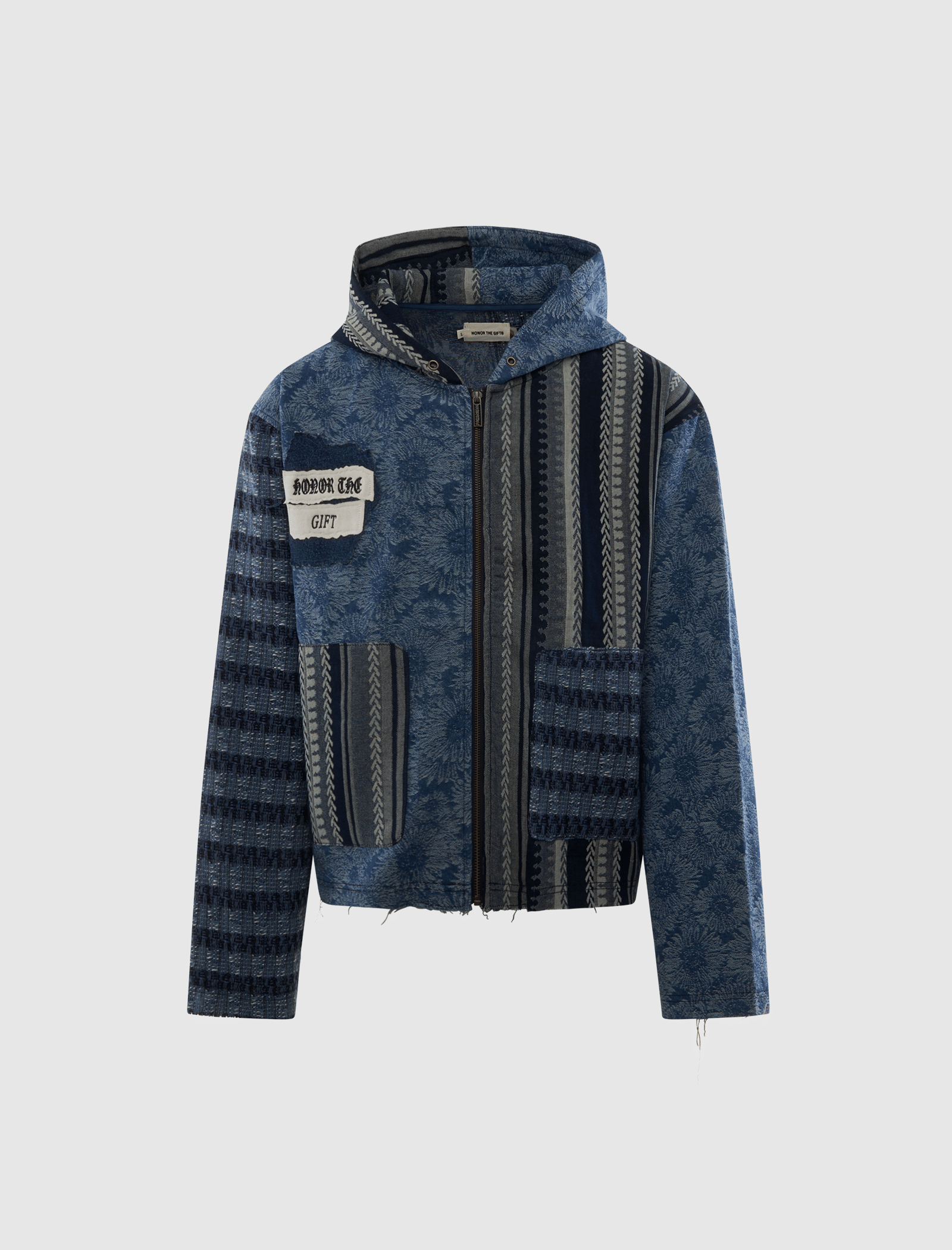 HONOR THE GIFT INDIGO TAPESTRY HOODIE