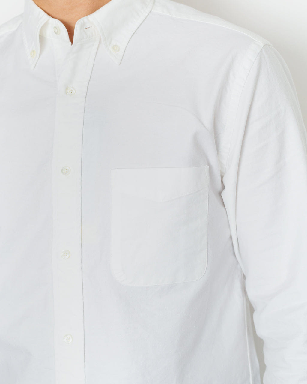 Beams Plus Oxford Shirt - White