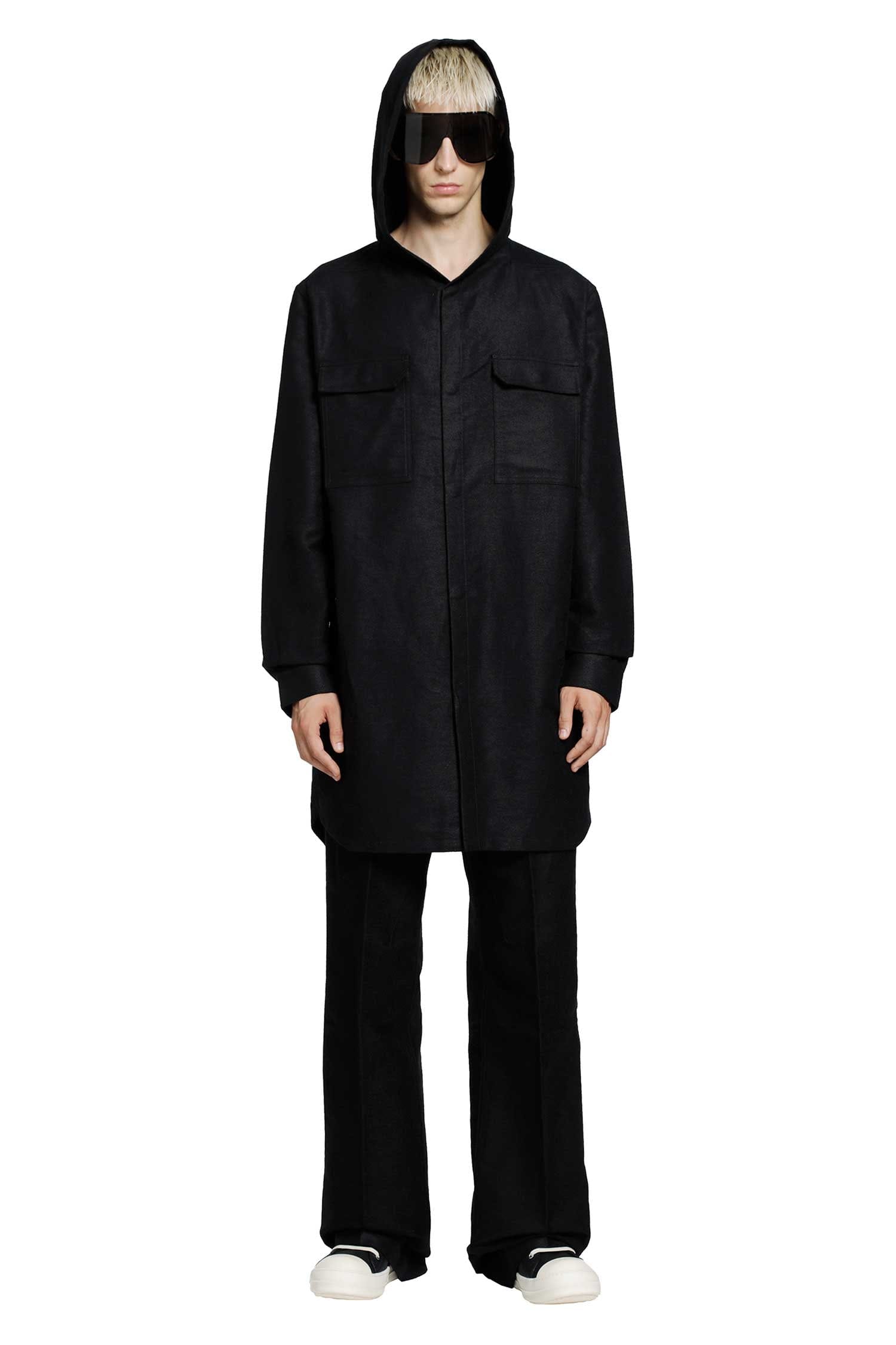 RICK OWENS Tower Hooded Outershirt