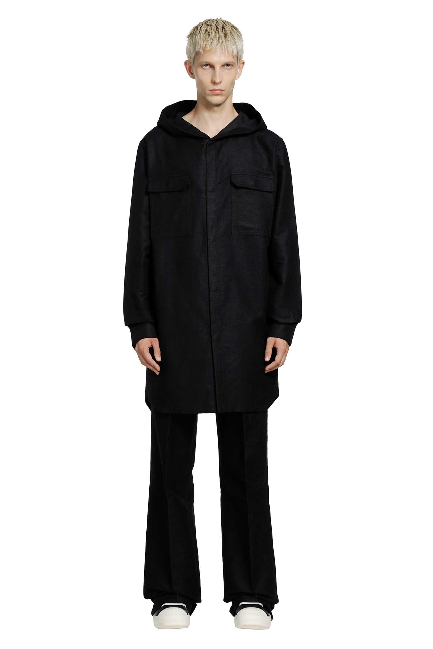 RICK OWENS Tower Hooded Outershirt