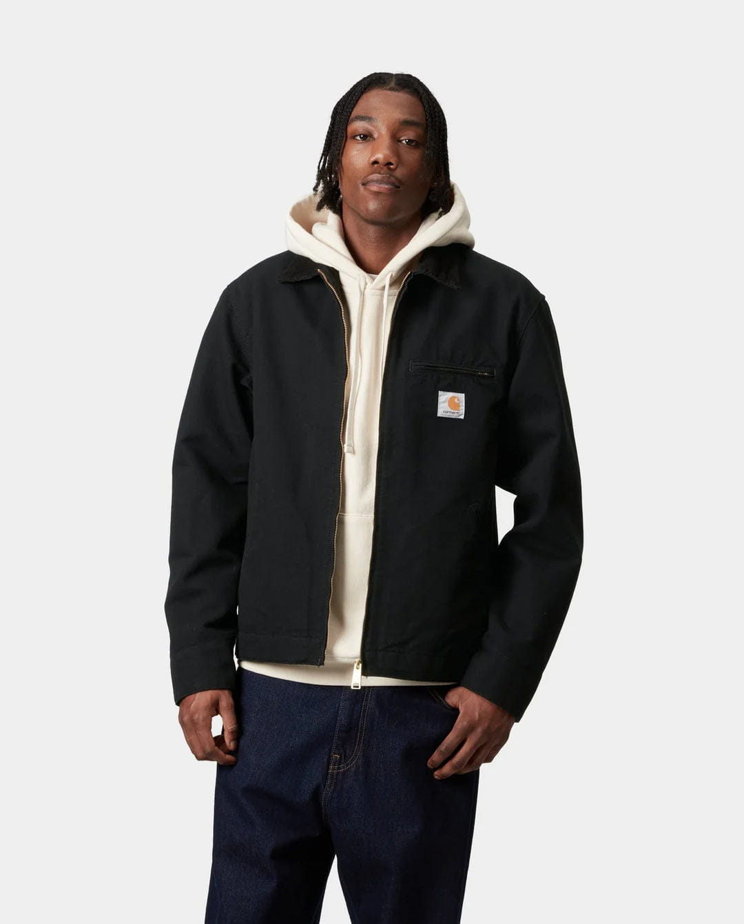 Carhartt WIP - Detroit Jacket - Black Rinsed