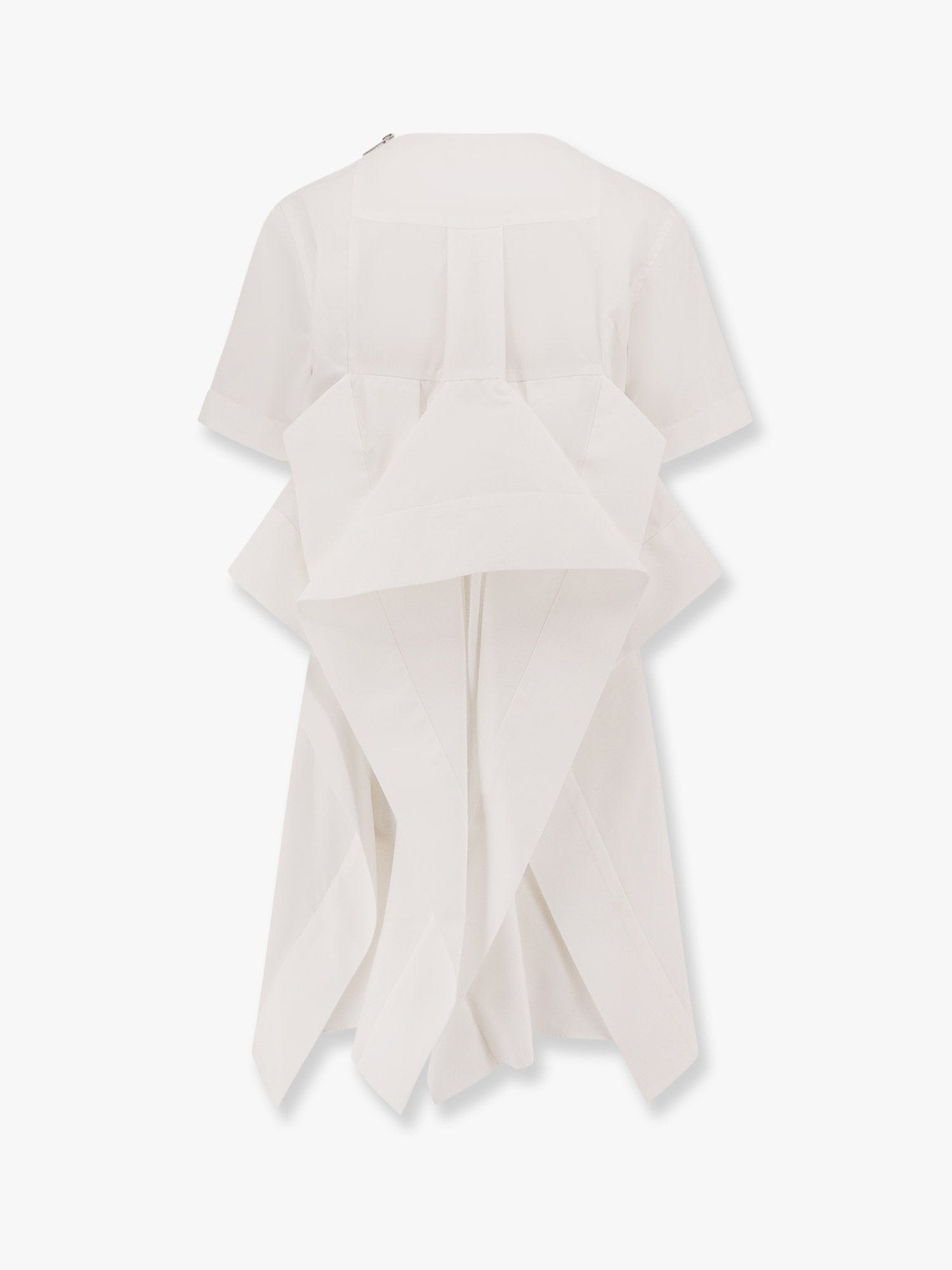 SACAI Dress with draped cotton inserts on the back