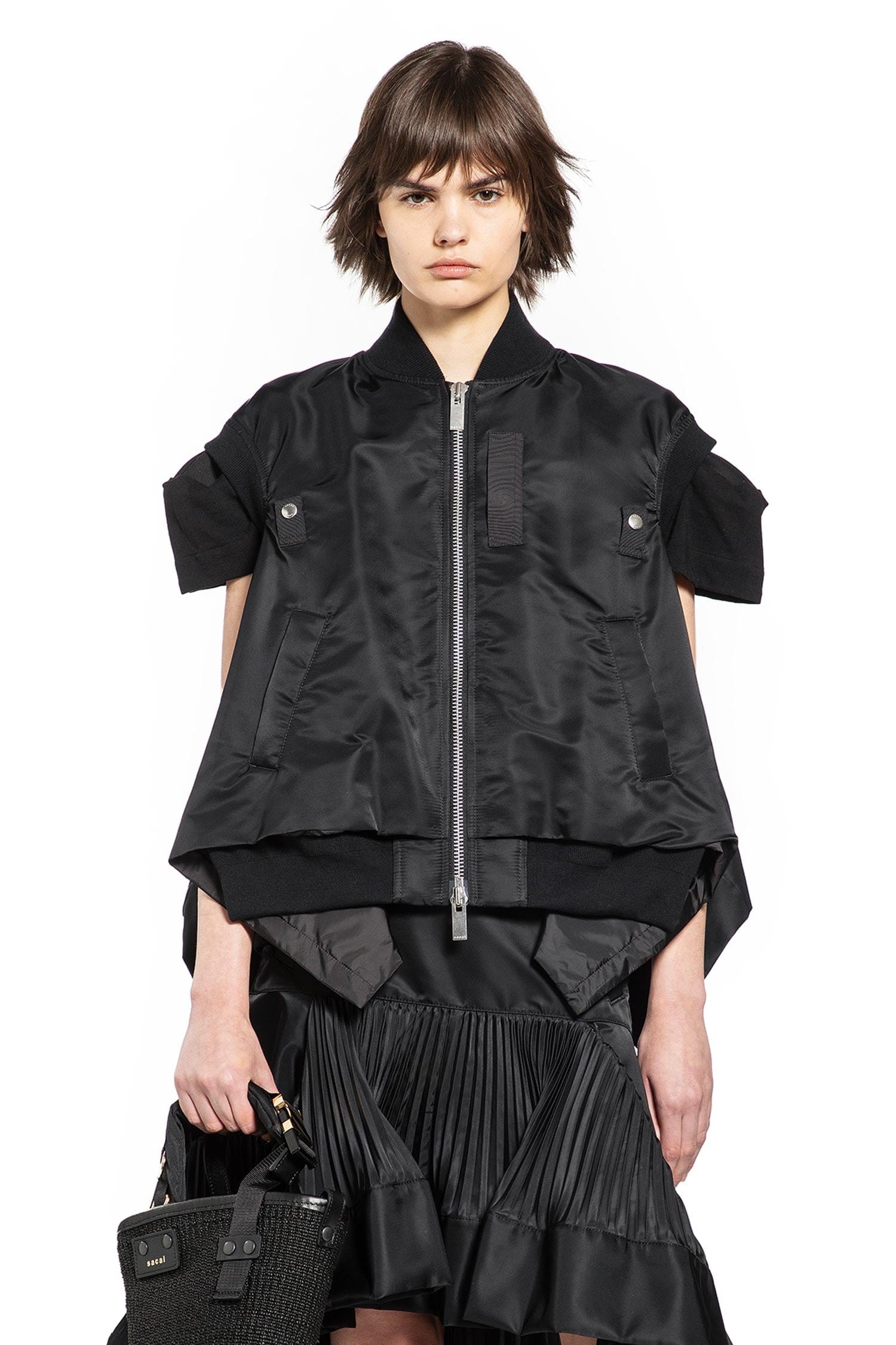 SACAI Nylon Twill Vest