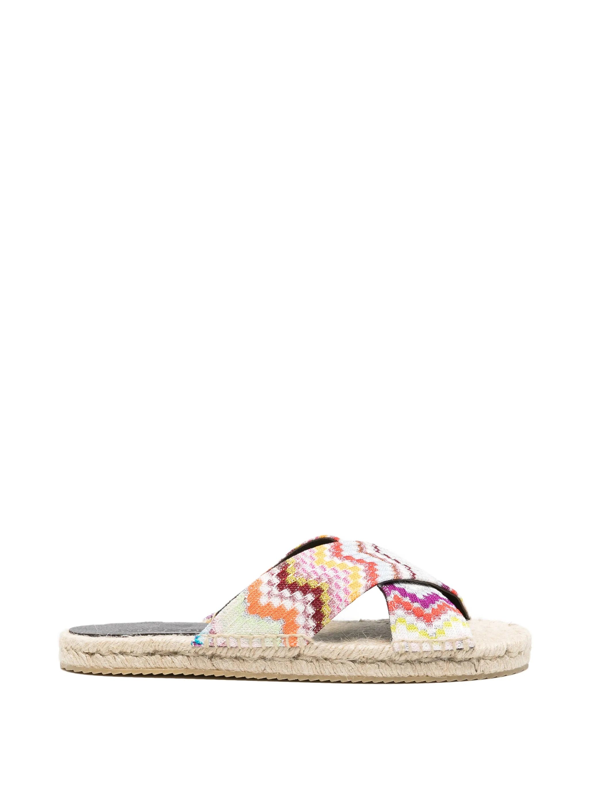 Missoni criss - cross espadrilles