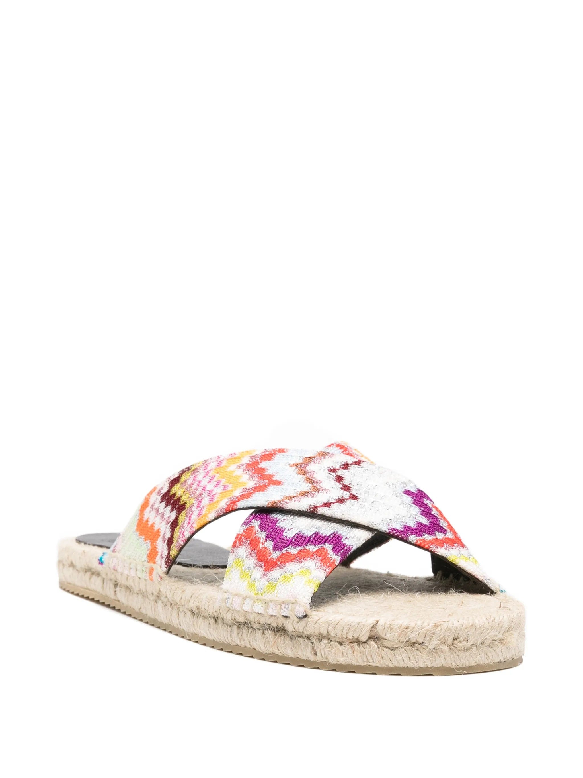 Missoni criss - cross espadrilles