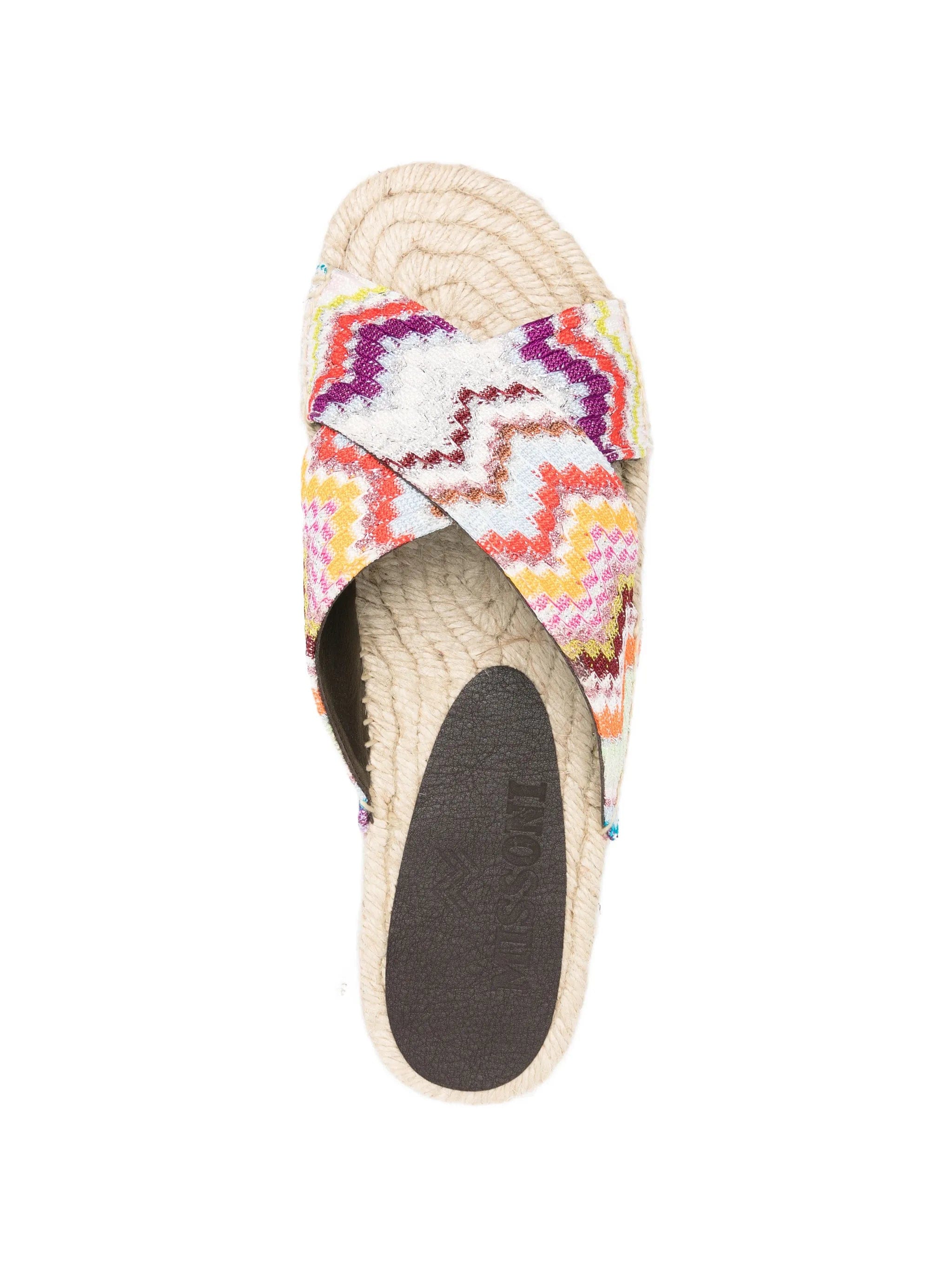 Missoni criss - cross espadrilles