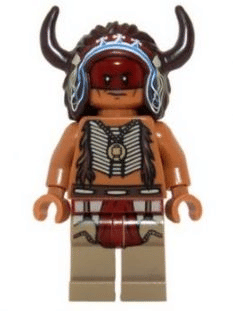 LEGO MINIFIG The Lone Ranger Red Knee tlr003