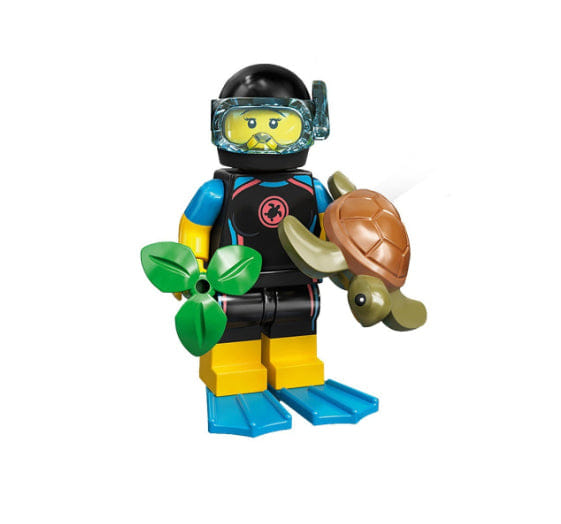 LEGO MINIFIG Sea Rescuer, Series 20 col20 - 12