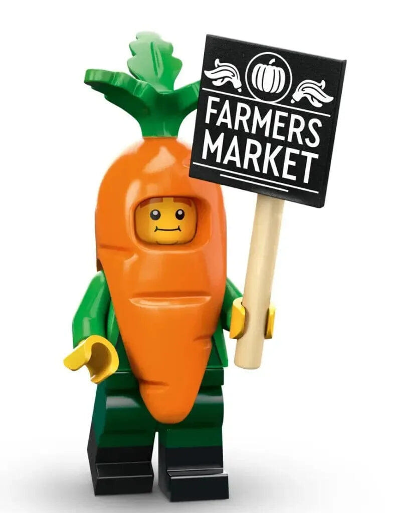 LEGO MINIFIG Carrot Mascot, Series 24 col24 - 4