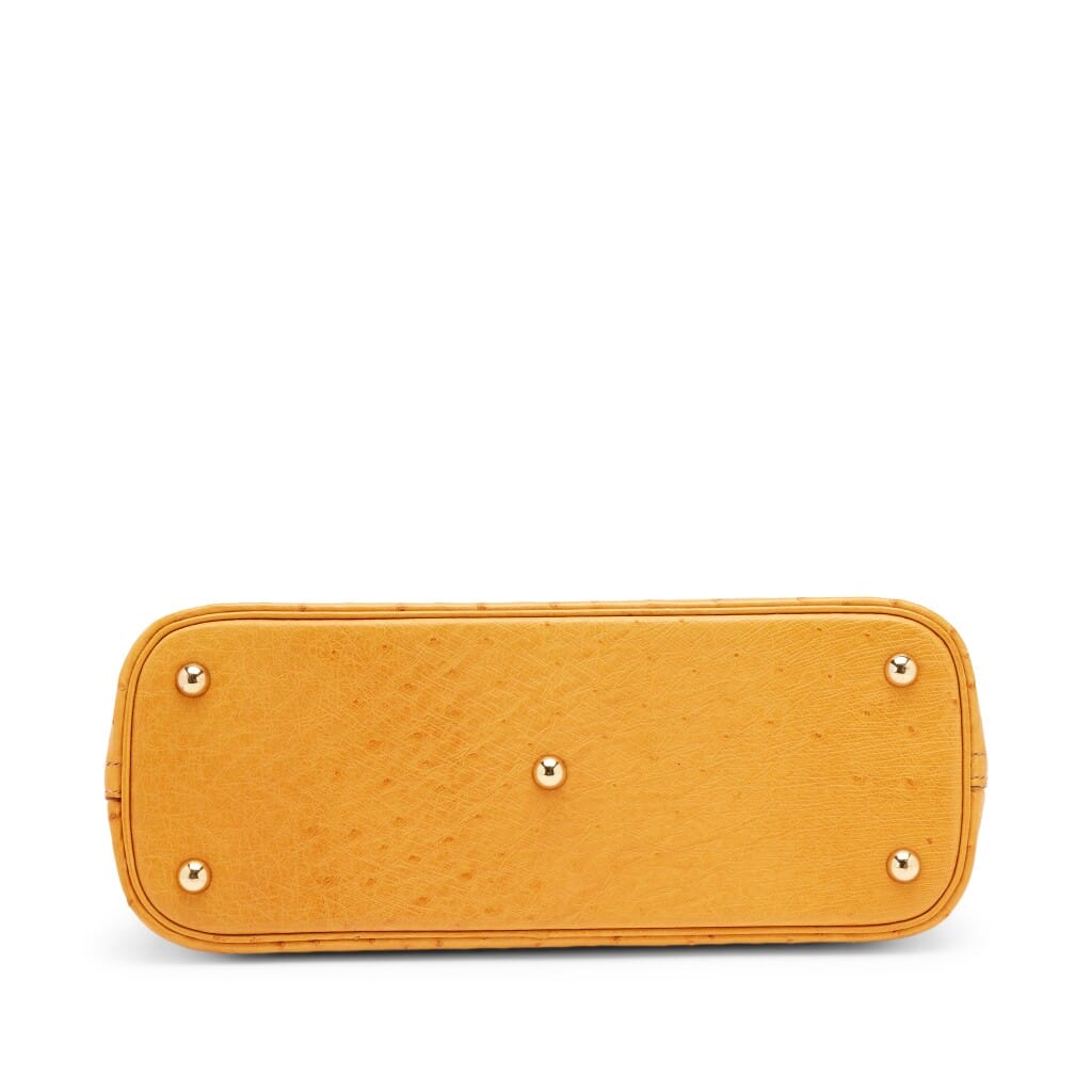 Vintage Saffron Ostrich Bolide 31 Gold Hardware, 2000