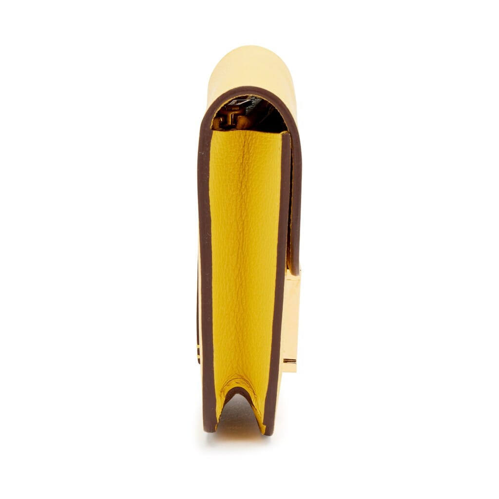 Jaune de Naples Evercolor Constance Slim Wallet Gold Hardware, 2022