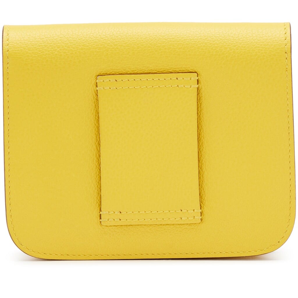 Jaune de Naples Evercolor Constance Slim Wallet Gold Hardware, 2022