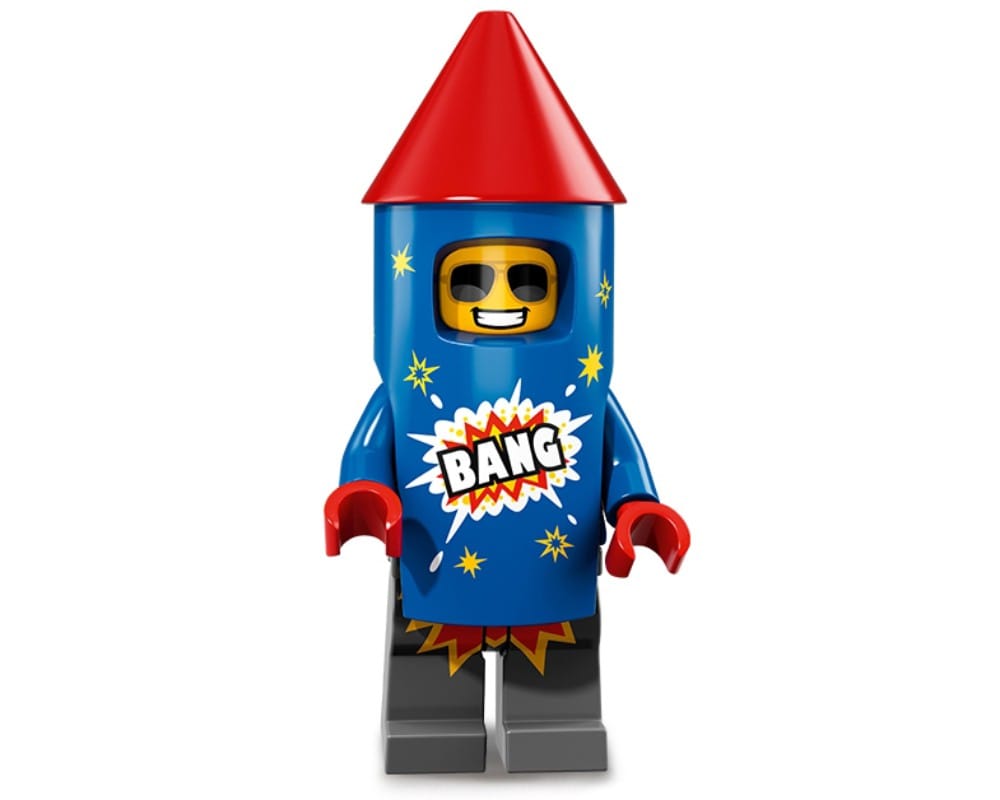 LEGO MINIFIG Firework Guy, Series 18 col18 - 5