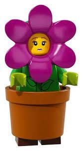 LEGO MINIFIG Flowerpot Girl, Series 18 col18 - 14