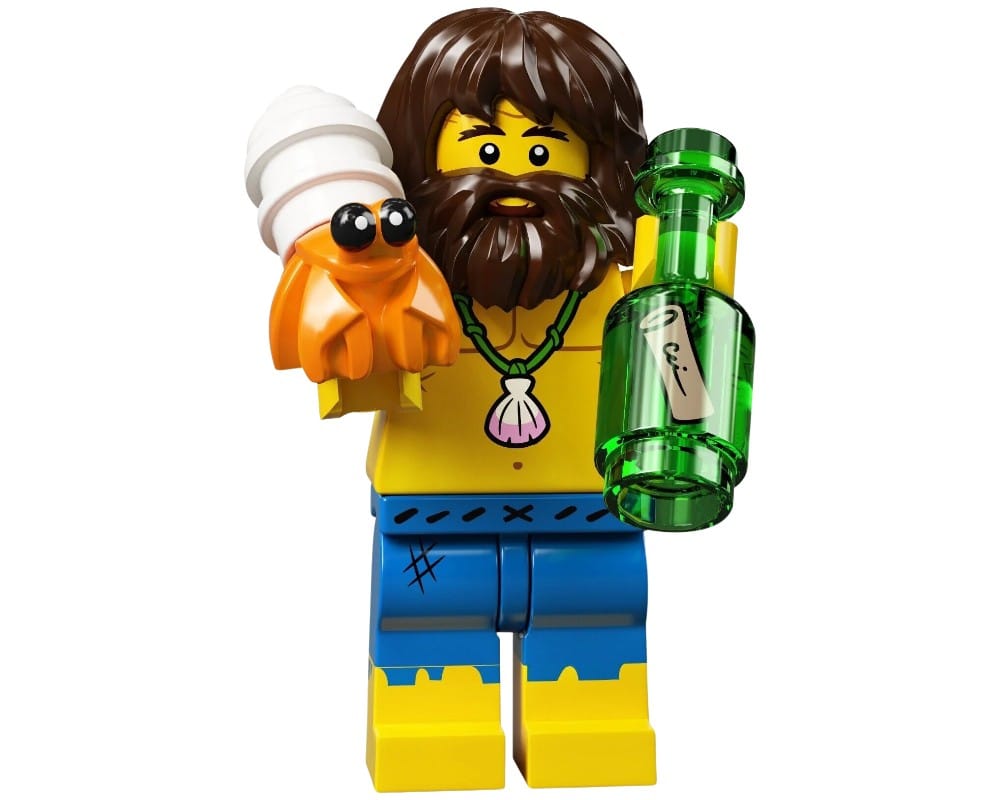 LEGO MINIFIG Shipwreck Survivor, Series 21 col21 - 3