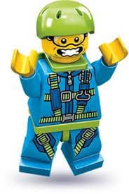 LEGO MINIFIG Skydiver, Series 10 col10 - 6