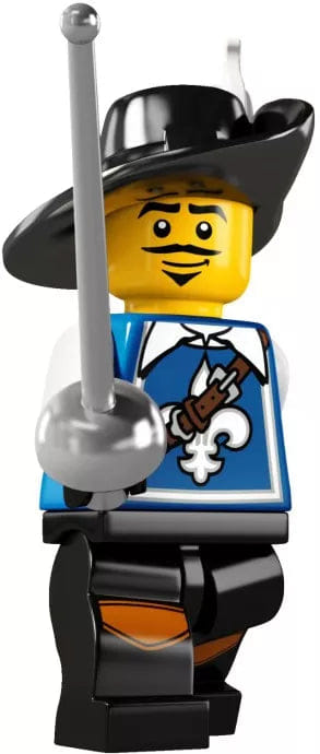 LEGO MINIFIG Musketeer, Series 4 col04 - 3