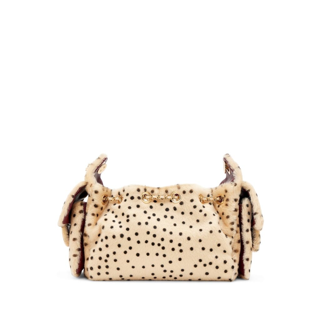 Light Beige and Black Cheetah Print Pony Hair Métiers d'art Mini 25 Bag Gold Hardware, 2026