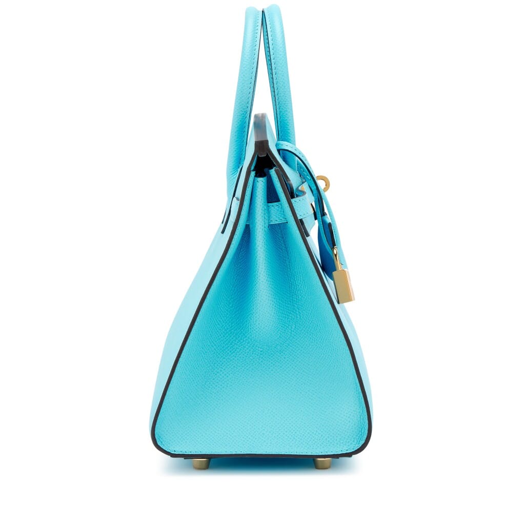 Bleu Celeste Epsom Sellier Birkin 25 Gold Hardware, 2022