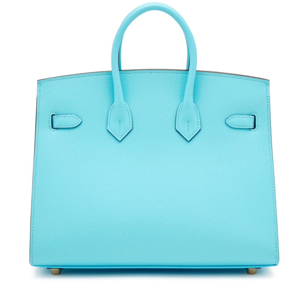 Bleu Celeste Epsom Sellier Birkin 25 Gold Hardware, 2022